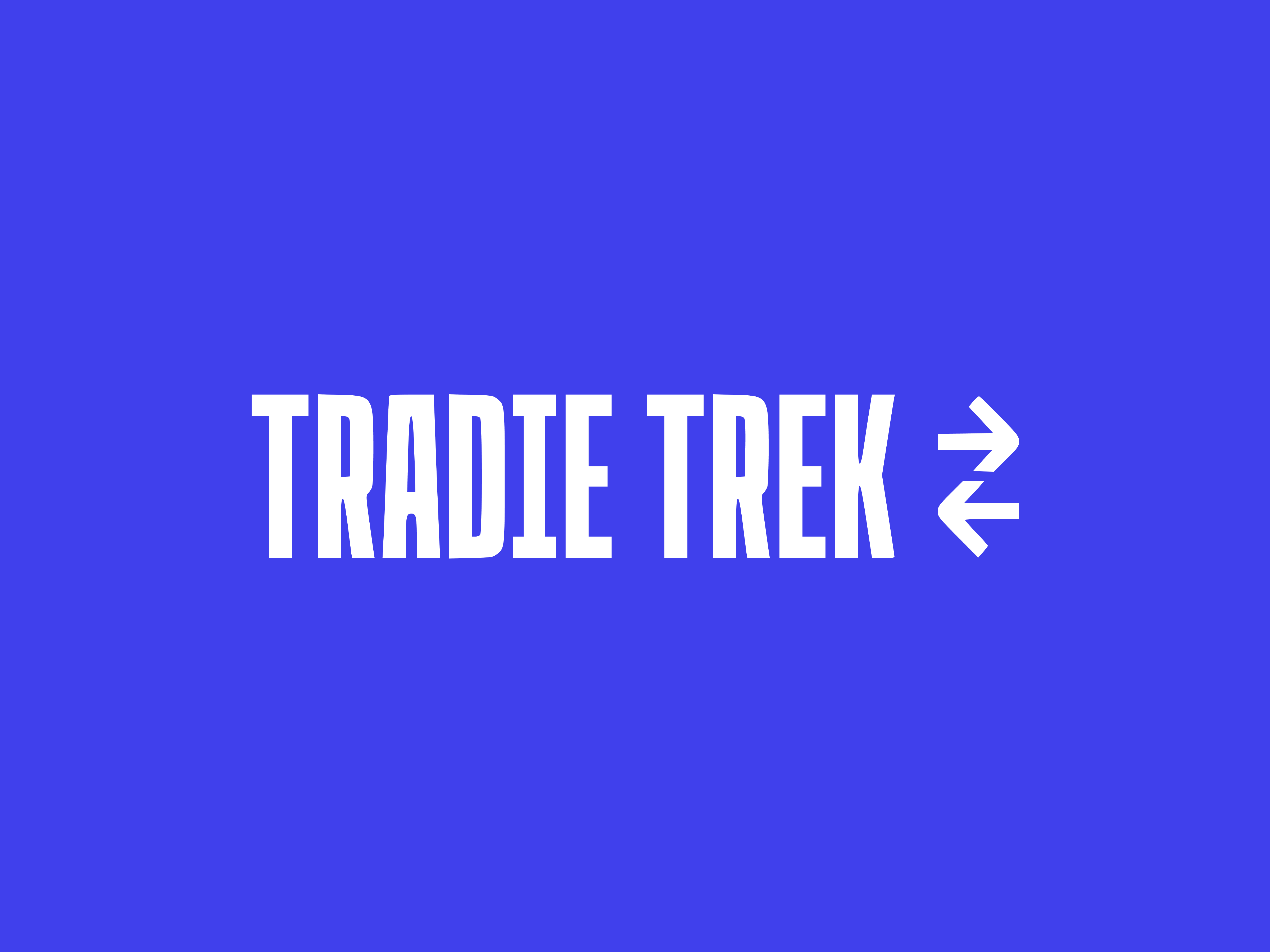 Tradie Trek solution design